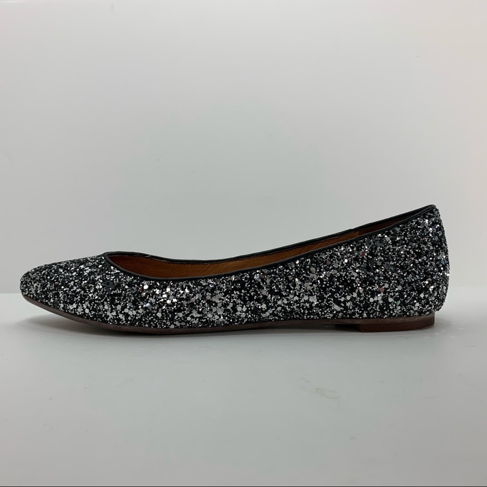 4/$25 1937 footwear for Madewell. Glitter flats size 8.5 - Picture 5 of 10